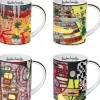 4 Becher »Magic Mugs 2021« im Set nach Hundertwasser