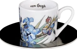 4 Espressotassen mit Künstlermotiven nach van Gogh