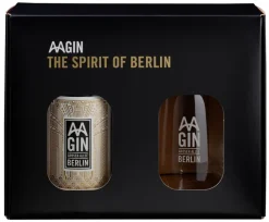 »AAGIN« Dry Gin im Set mit AAGIN Glas