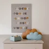 ABC-Wandbild aus Filz