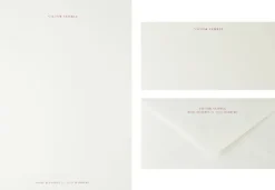 A4-Briefpapier, Kirschrot