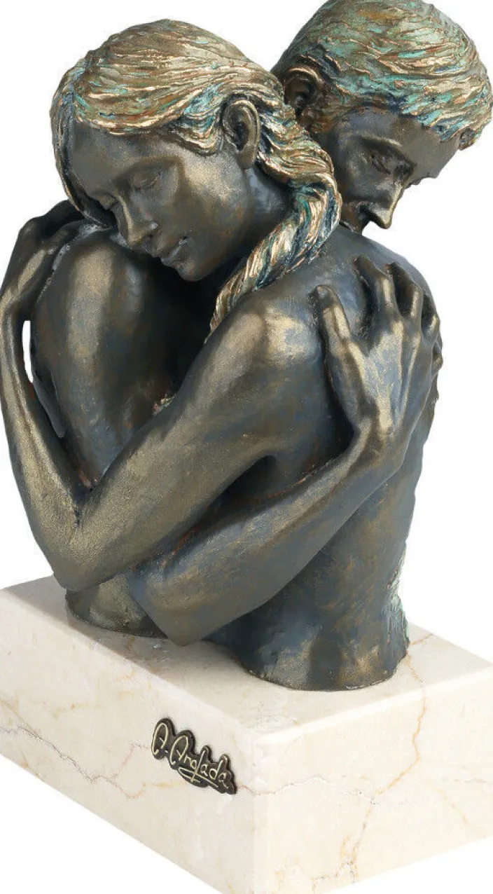 Anglada, Angeles: Skulptur »Idyll«, Kunstguss Steinoptik