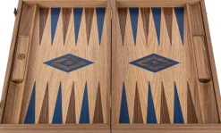 Backgammon aus Eiche und amerikanischem Nussbaum