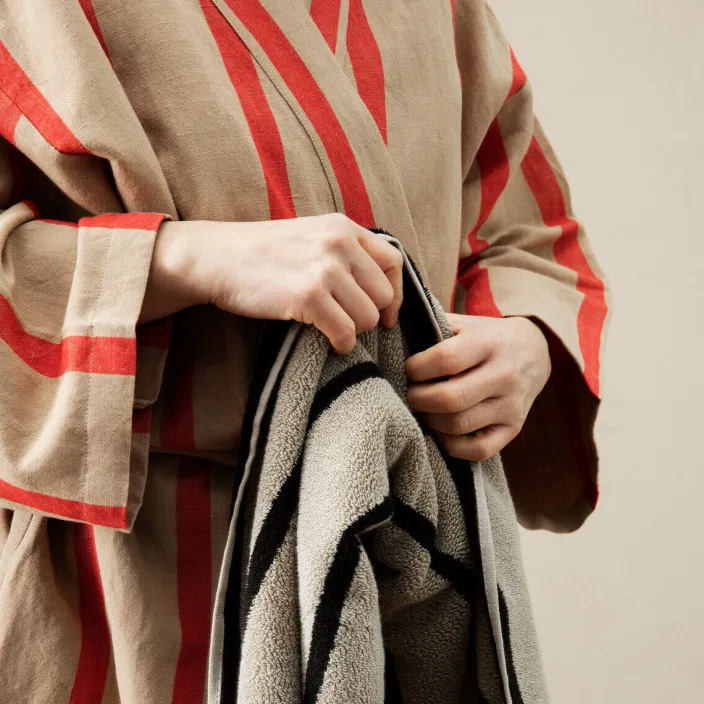 Bademantel »Field«, Baumwolle & Leinen