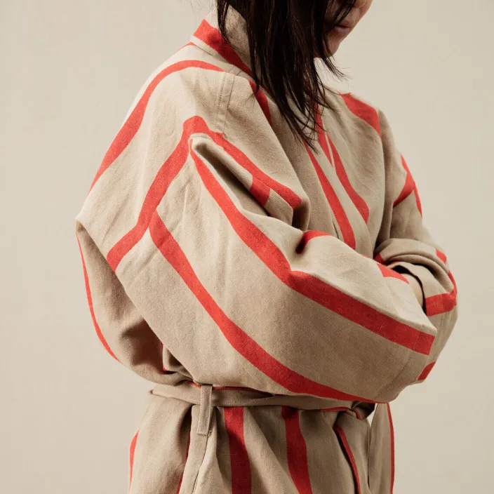 Bademantel »Field«, Baumwolle & Leinen