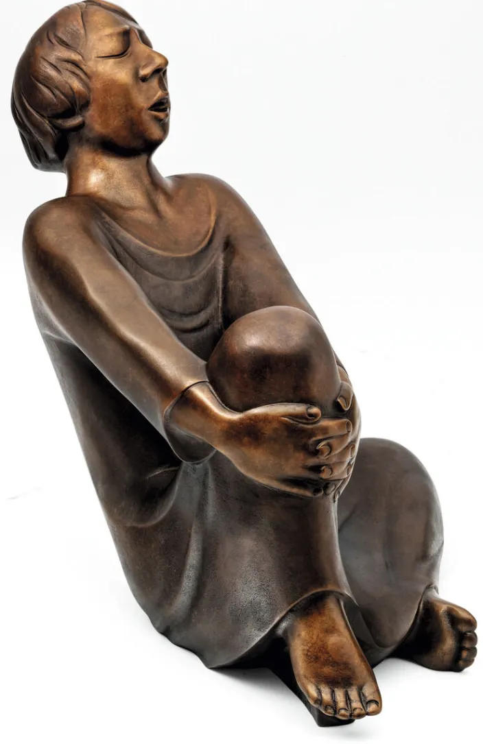 Barlach, Ernst: Skulptur »Der singende Mann«, 1928