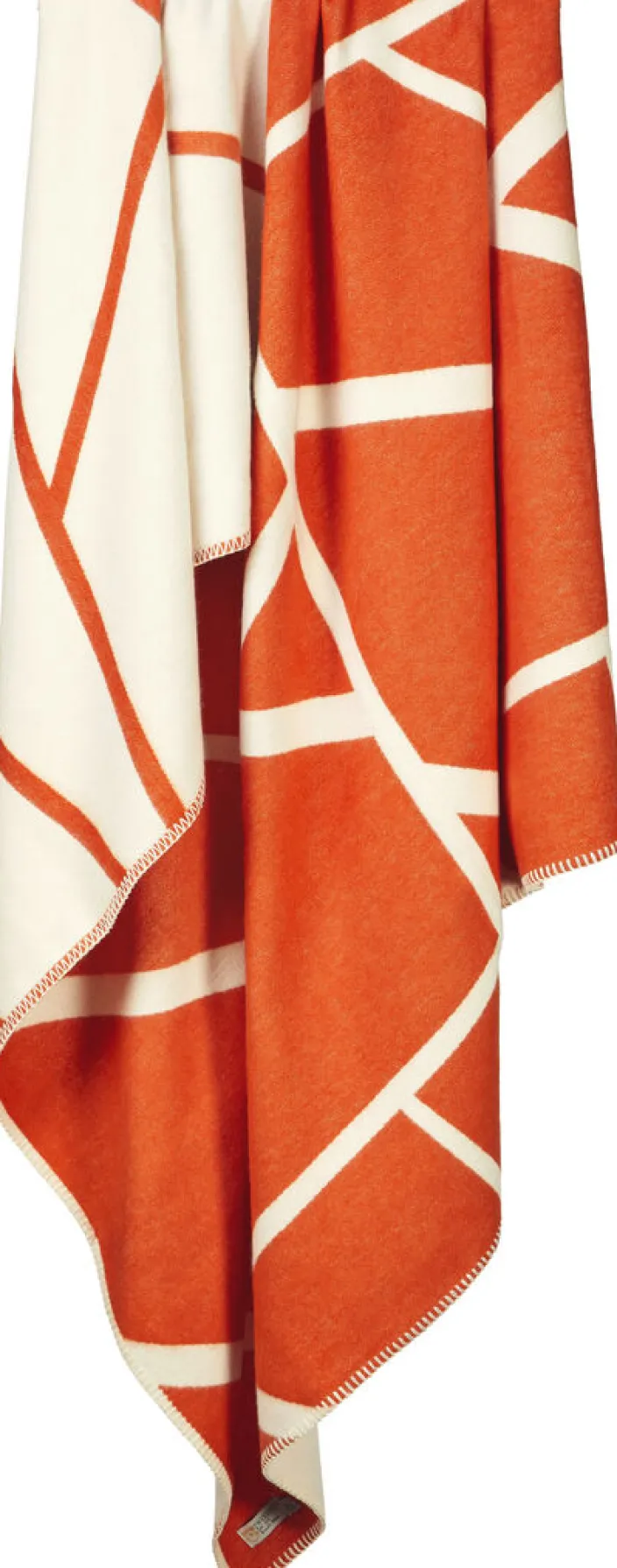 Baumwolldecke »Twig«, Zimtrot