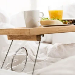 Bett-Tablett »Oak« mit einklappbaren Beinen, Eiche