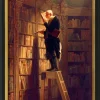 Carl Spitzweg: Bild »Der Bücherwurm« (um 1850)