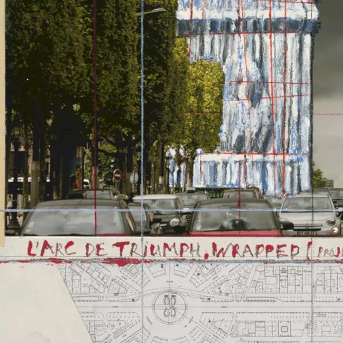 Christo: Arc de Triomphe IV, Project for Paris