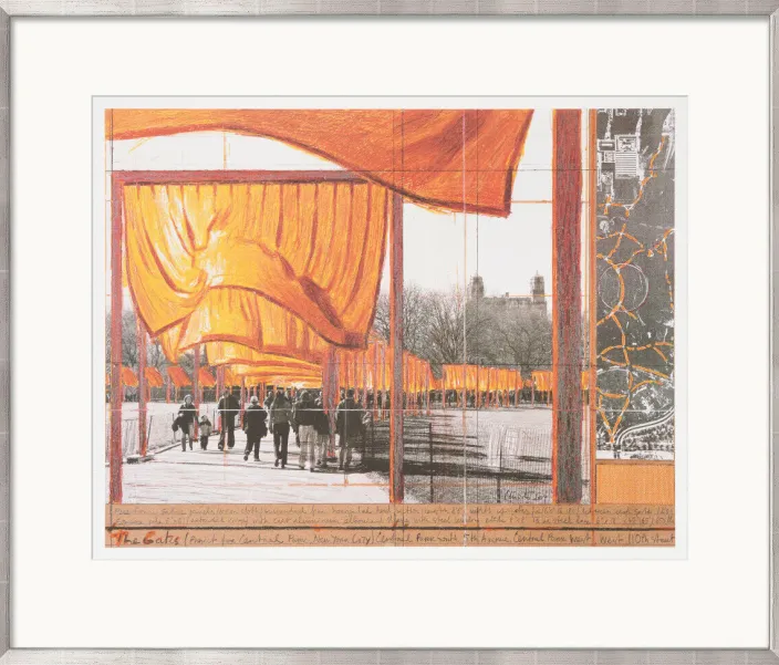 Christo: Bild »The Gates XXVI«, gerahmt