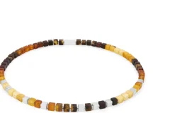 Collier »Bernsteinwürfel«