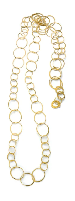 Collier »Goldring« aus vergoldetem Silber