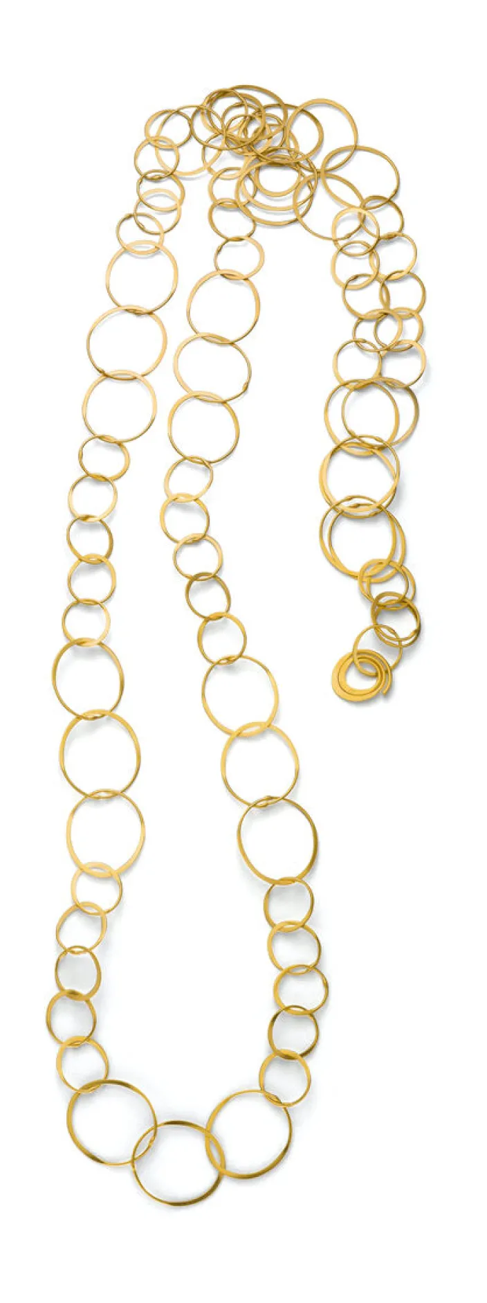 Collier »Goldring« aus vergoldetem Silber