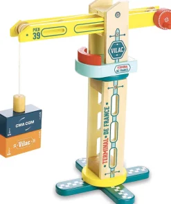 Container-Kran aus Holz »Vilacity«