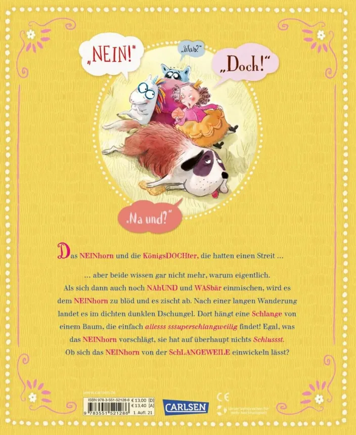 Das NEINhorn und die SchLANGEWEILE