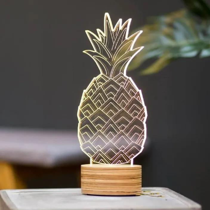3D-Lampe #Pineapple