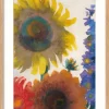 Emil Nolde: »Sonnenblumen und Rittersporn«, 1935