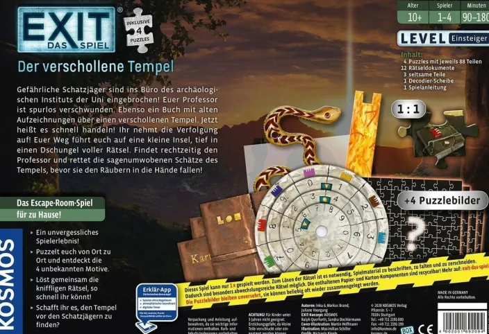 EXIT® - Das Spiel + Puzzle: Der verschollene Tempel