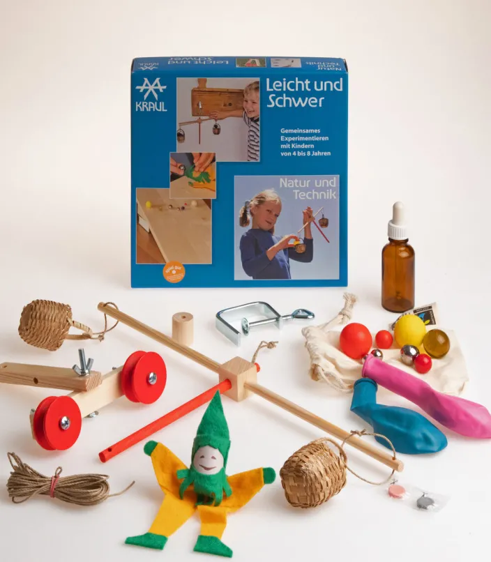 Experimentierkasten »leicht und schwer«