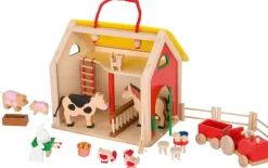 Farmhaus im Koffer mit Zubehör