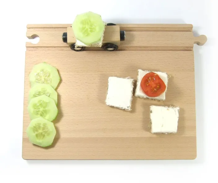 Frühstücksbrett Eisenbahn