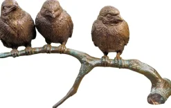 Gartenskulptur »Vögel auf Ast«