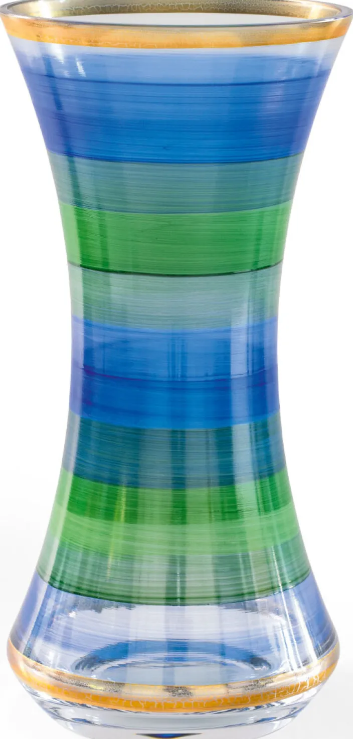 Glasvase »Ocean« mit Golddekor