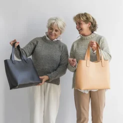 Große Tasche Kernleder