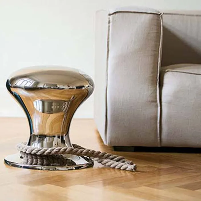 Hamburger Hocker mit Segeltau