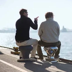 Hamburger Hocker mit Segeltau