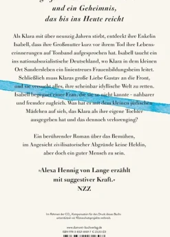Hennig Von Lange, Alexa: Zwischen den Sommern