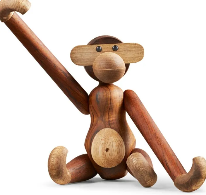 Holzfigur »Affe« von Kay Bojesen