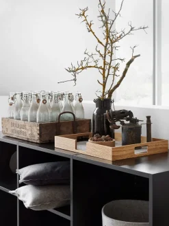 Holztablett mit Filz