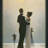 Jack Vettriano: Bild »Dance me to the end of love« gerahmt