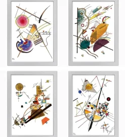 Kandinsky, Wassily: 4 Bilder im Set
