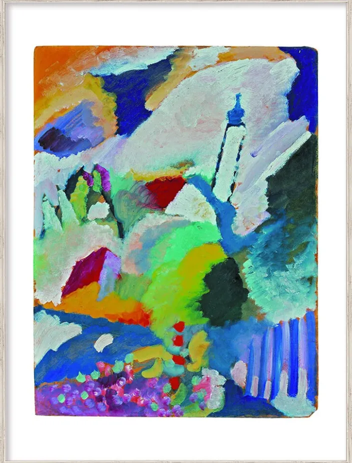 Kandinsky, Wassily: »Murnau mit Kirche I«, 1910