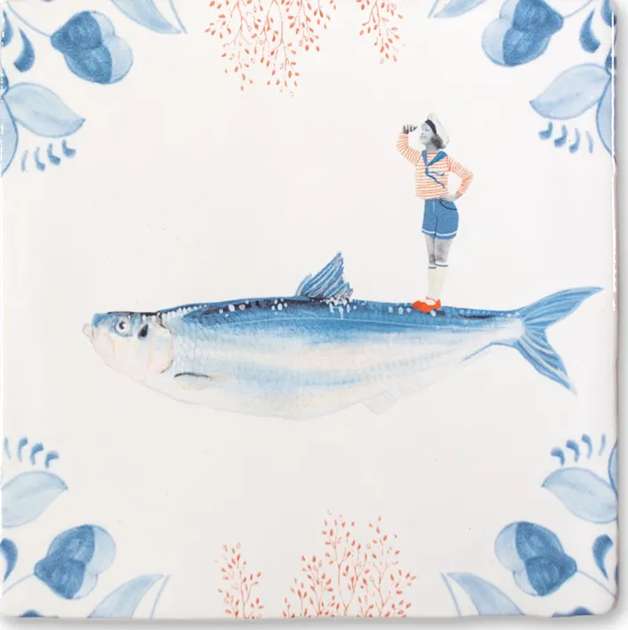 Keramikfliese »Blick nach vorn«