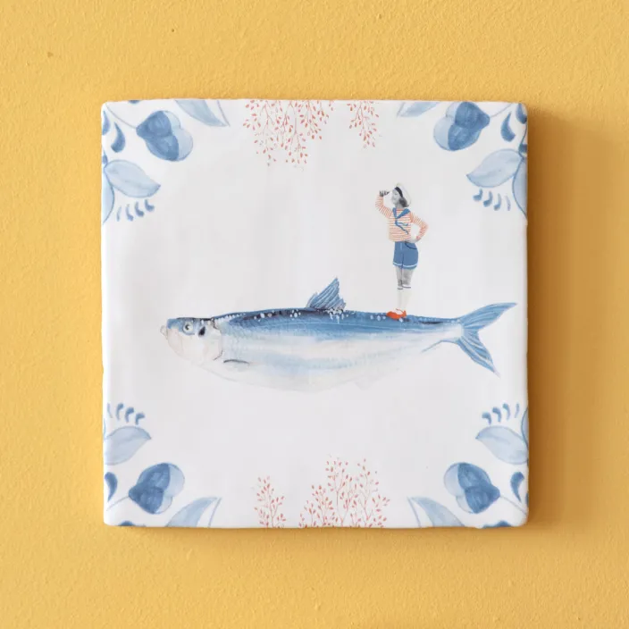 Keramikfliese »Blick nach vorn«