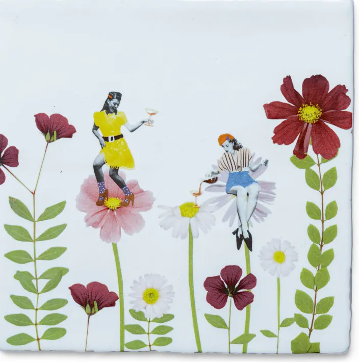 Keramikfliese »Gemeinsam feiern«