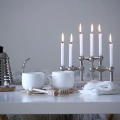 Kerzenständer aus Chrome