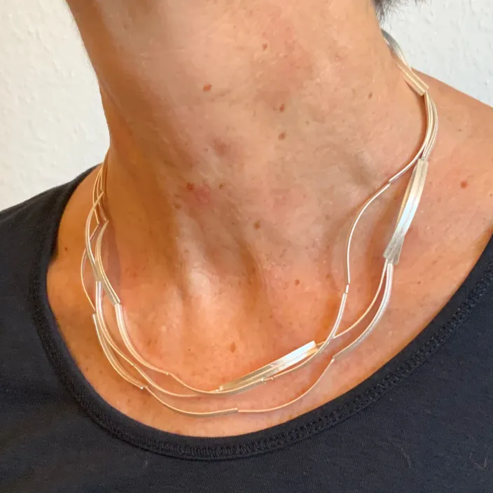 Kette »Bogen« in Silber