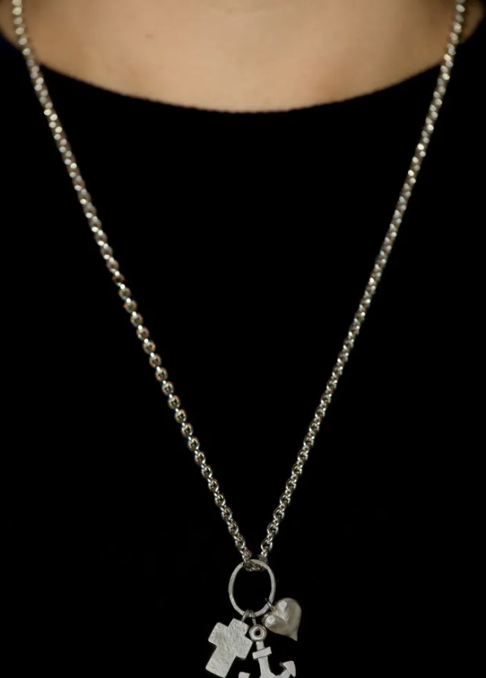 Kette mit Anhänger »Glaube-Liebe-Hoffnung«