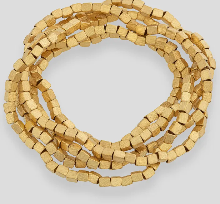 Kette »Würfel«, goldplattiert