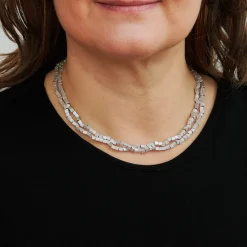 Kette »Würfel«, Silber