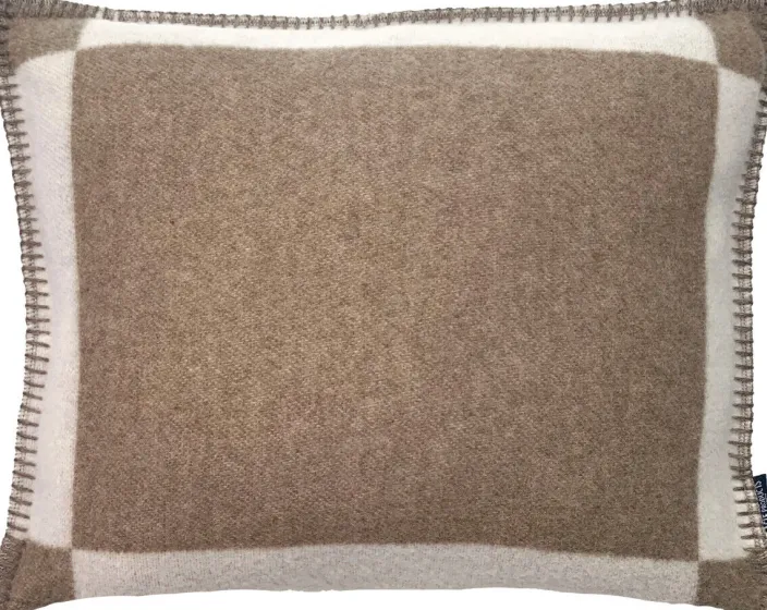 Kissenhülle Manchester, Natur-Weiß