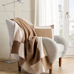 Kissenhülle Manchester, Natur-Weiß