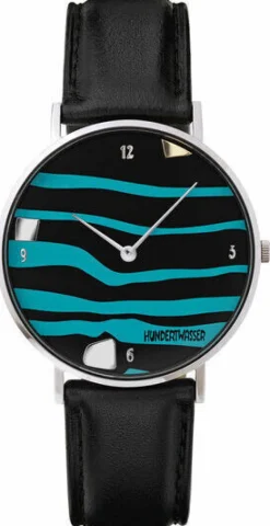 Künstler-Armbanduhr »Alles fließt« nach Hundertwasser