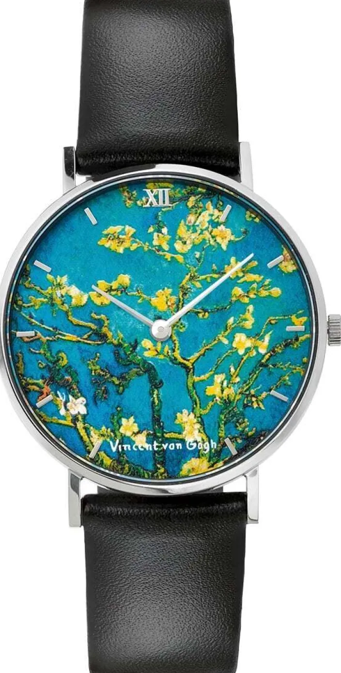 Künstler-Armbanduhr »Blühende Mandelbaumzweige« nach van Gogh