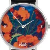 Künstler-Armbanduhr »Emil Nolde - Großer Mohn (Rot, Rot, Rot)«